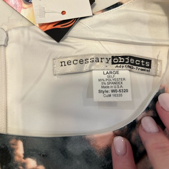 Necessary Objects Off-Shoulder Dress NWT SZ L - Picture 3 of 7